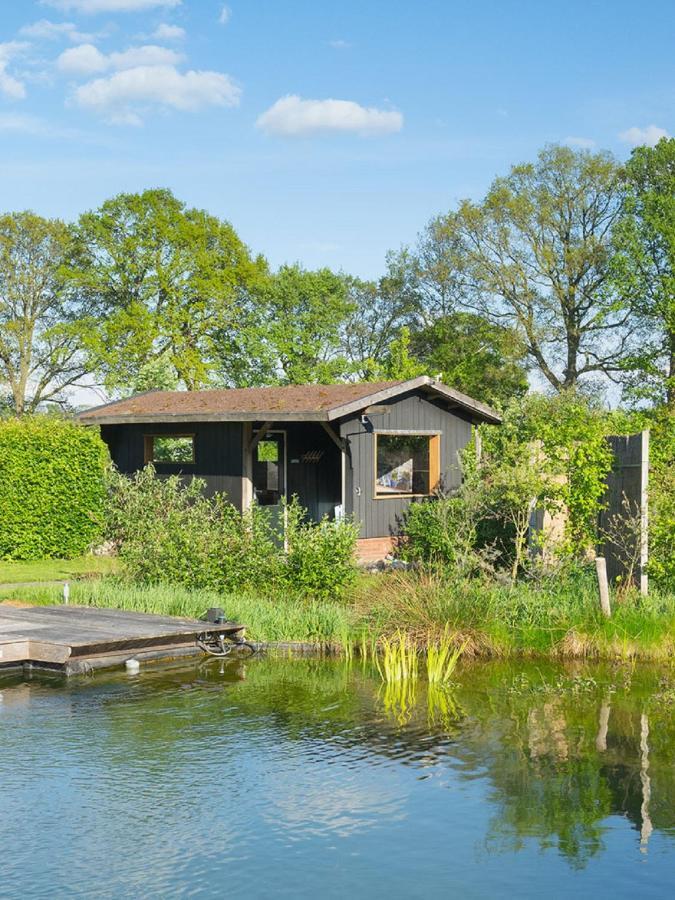 B&B Pipowagen "Het Wellnesst" Op Wellness Camping En B&B Stoltenborg Meddo Exterior foto